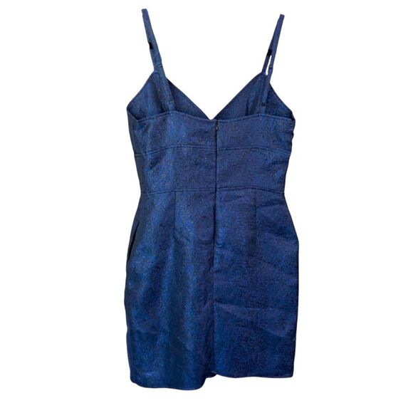 Anthropologie Hutch Metallic Mini Dress Size 8 - Picture 3 of 6